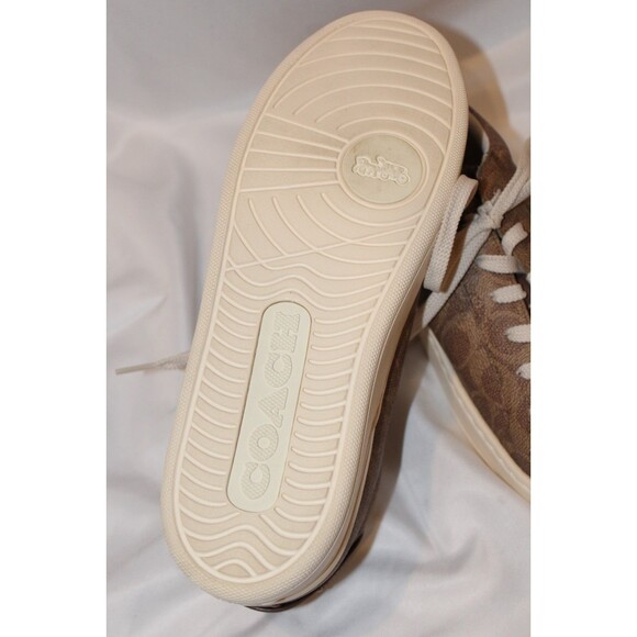 COACH  Low Top In Signature Jacquard Sneakers New Size 10US/40.5‎ EUR - Picture 5 of 6